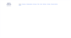 Desktop Screenshot of metalinear.com.br